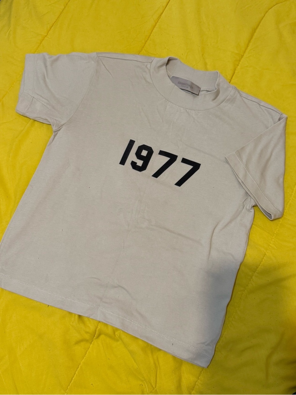 Fear of God Beige '1977' Short Sleeve Tee